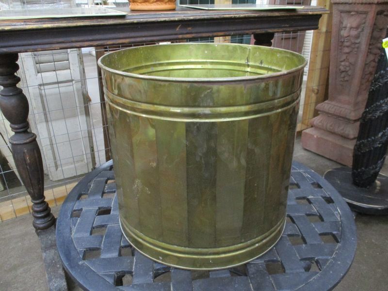 Large Brass Planter Pot • The Architectural Warehouse