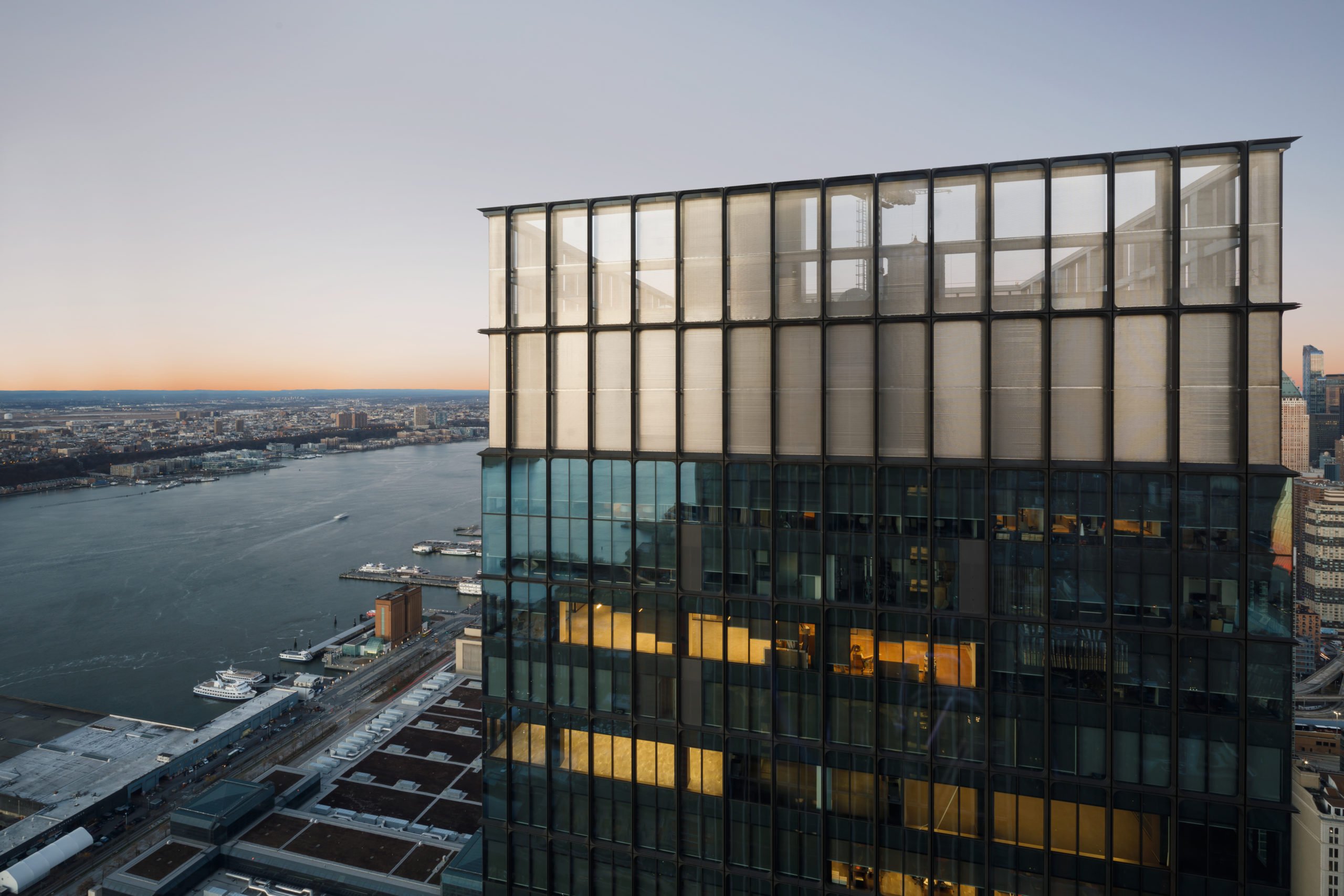 55 Hudson Yards Locker Architectural Mesh