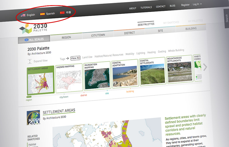 The 2030 Palette Goes Multilingual Architecture 2030