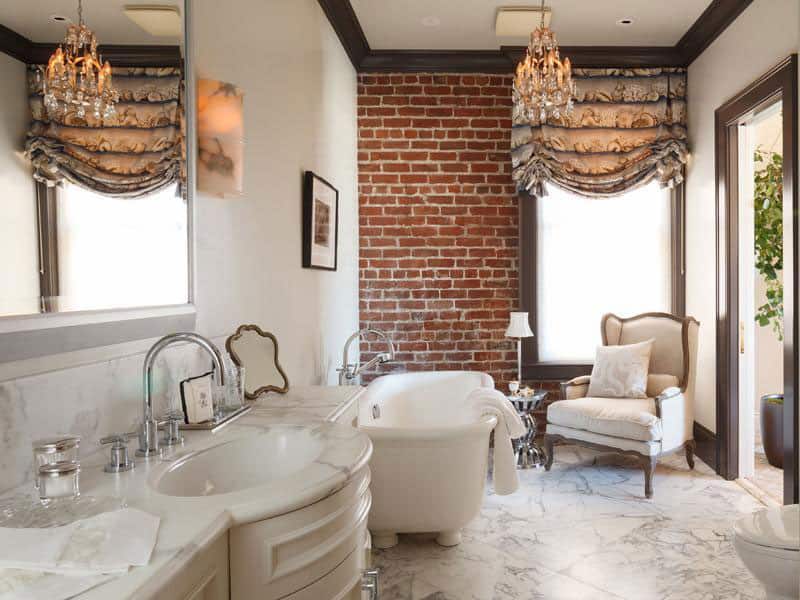 27 Absolutely Bathroom Design Ideas With Brick Walls