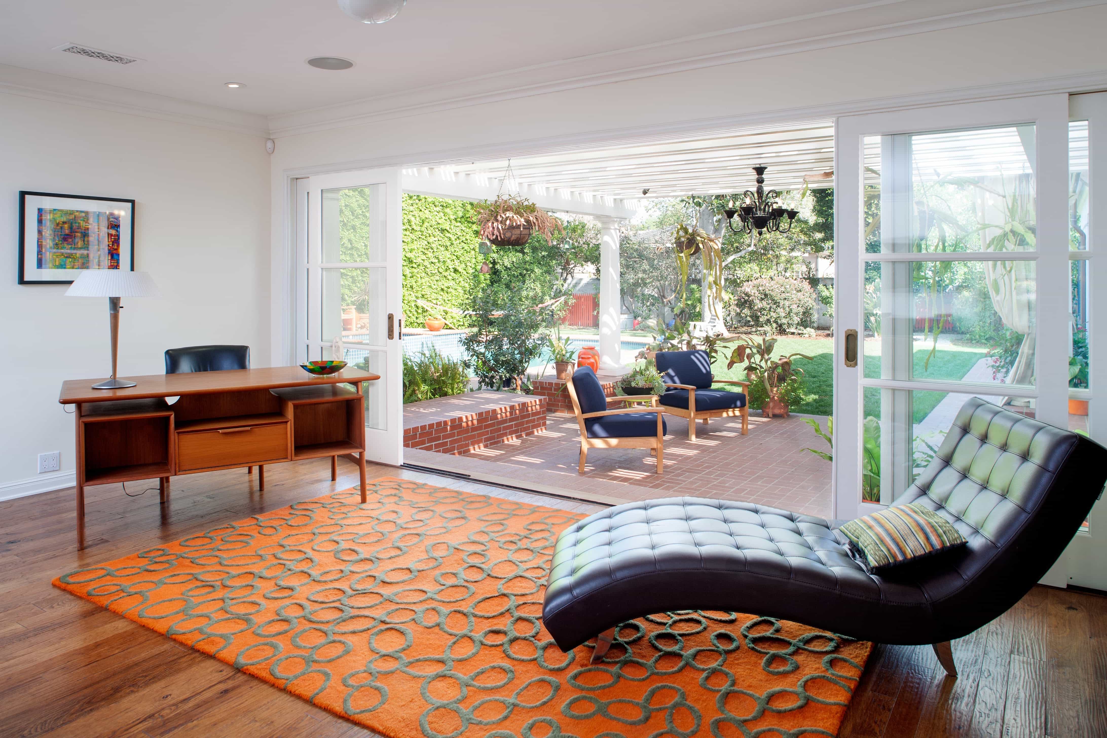 LivingRoomWithSlidingGlassDoors ARCHITECTURE IDEAS