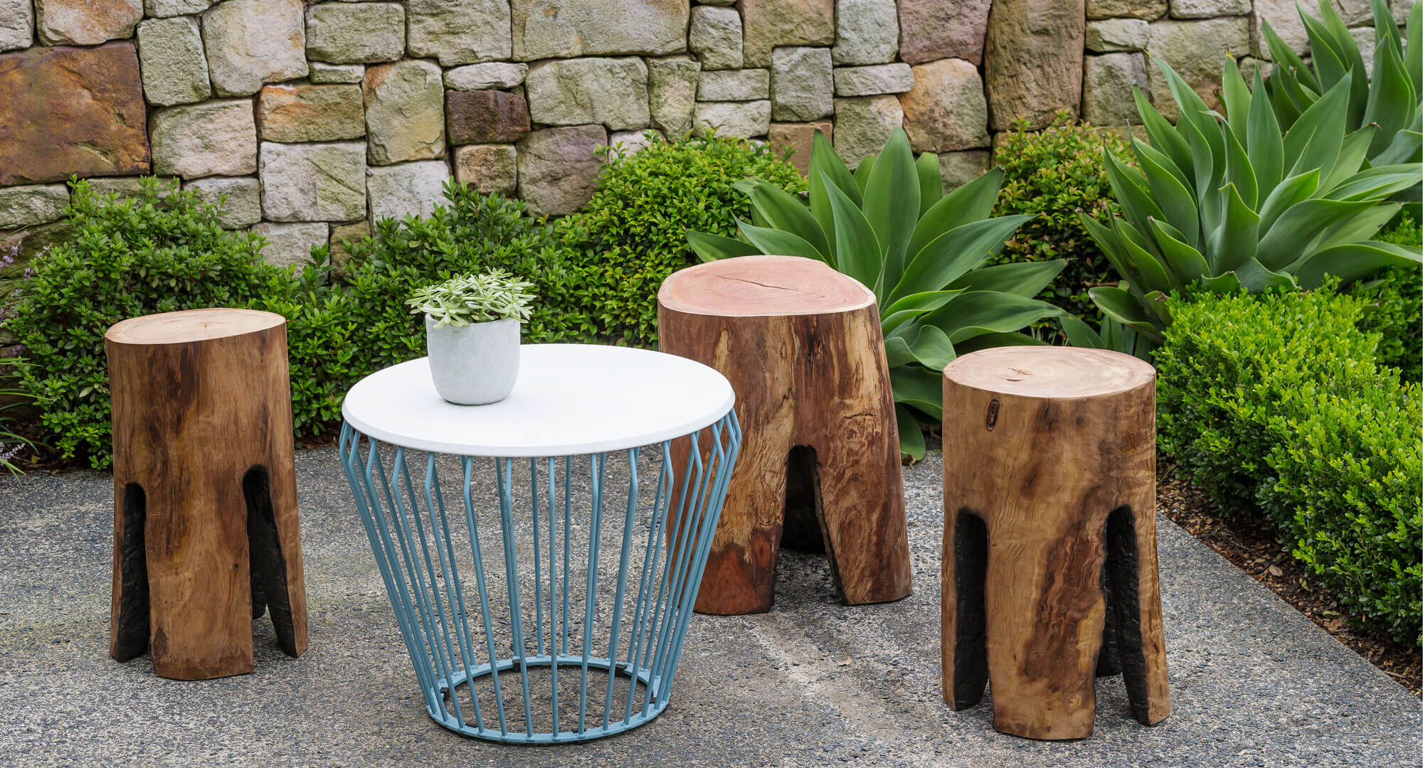 Ideas To Decorate Your Garden With Tree Stumps
