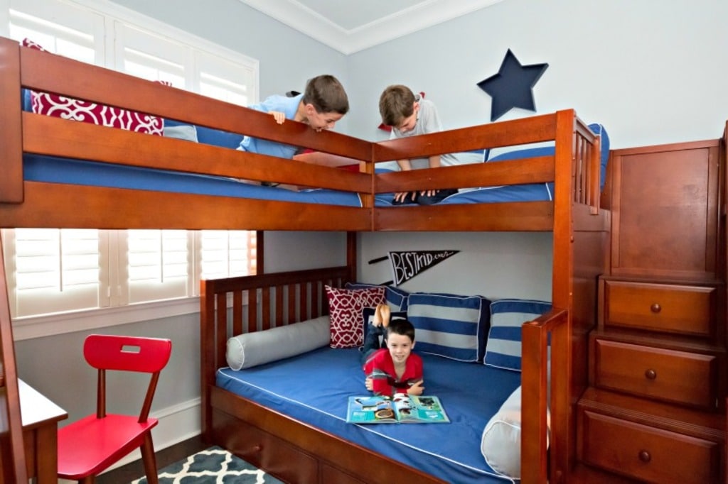 10 Best Triple Bunk Bed to Spruce Up Your Space Architectures Ideas