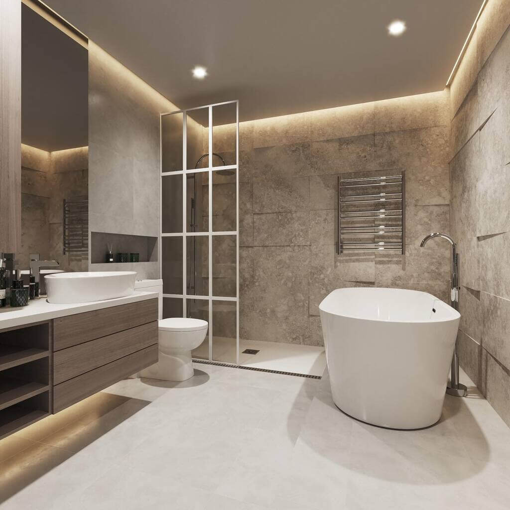 Top 100 Small Bathroom Lighting Ideas 2023 LED Recessed Lights For