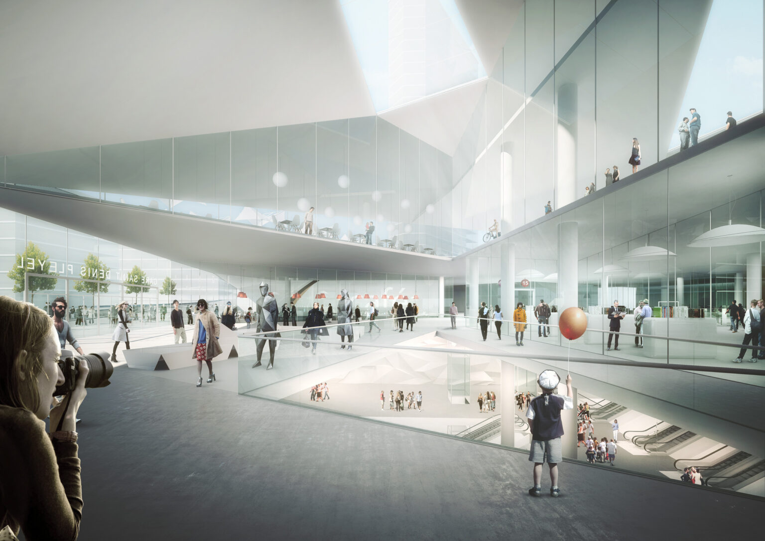 SaintDenisPleyel train station Architecturestudio