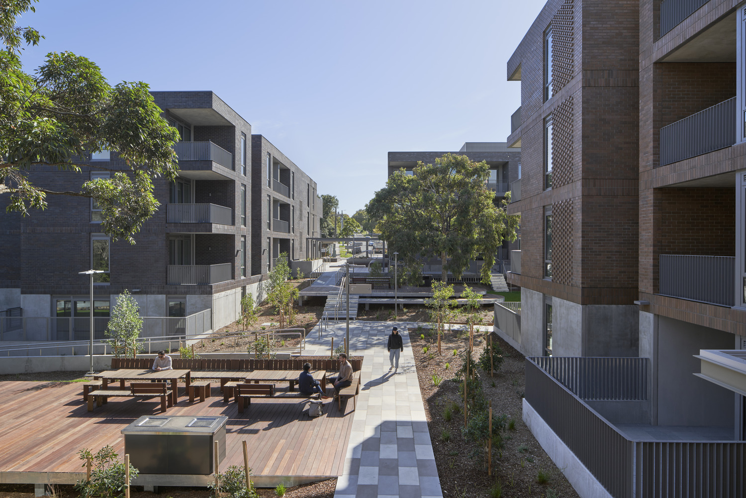 Housing with heart inside Markham Ave Architectus Australia