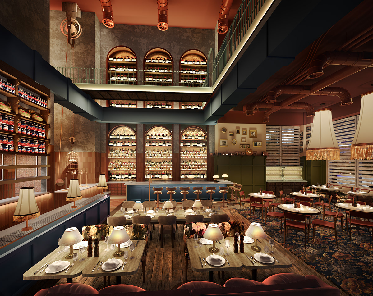 ISK by Isabella, Dubai. Restaurant Design Australia. by COOOP