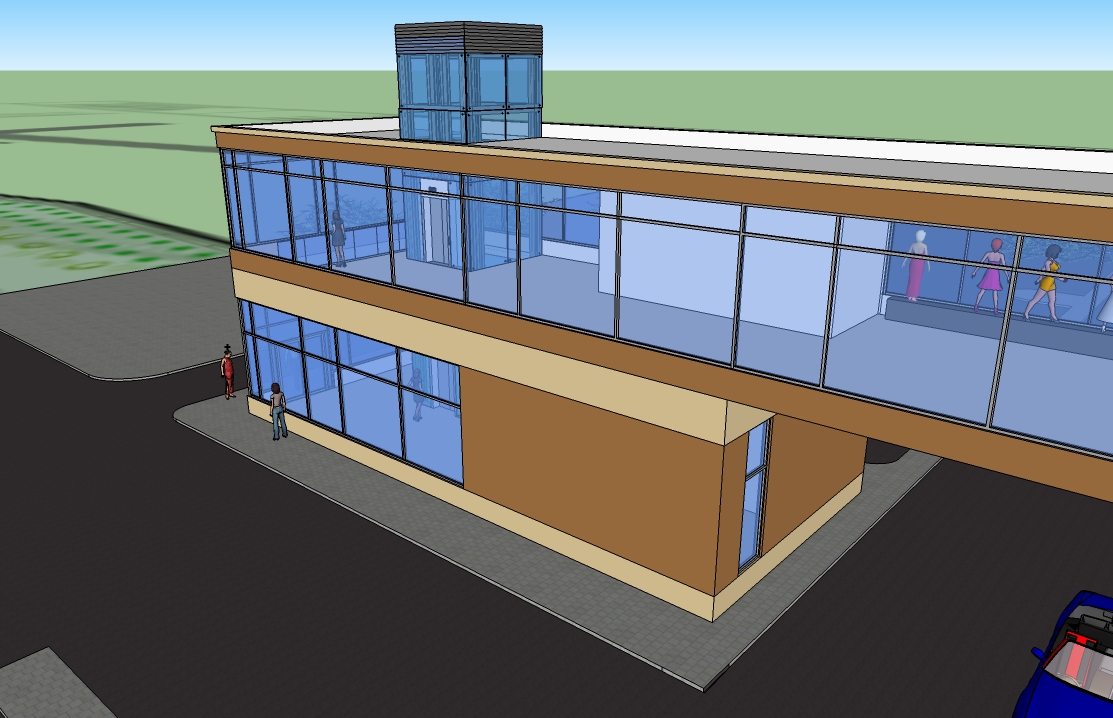 (SketchUp) Retail Stores, Peabody, MA Architizer