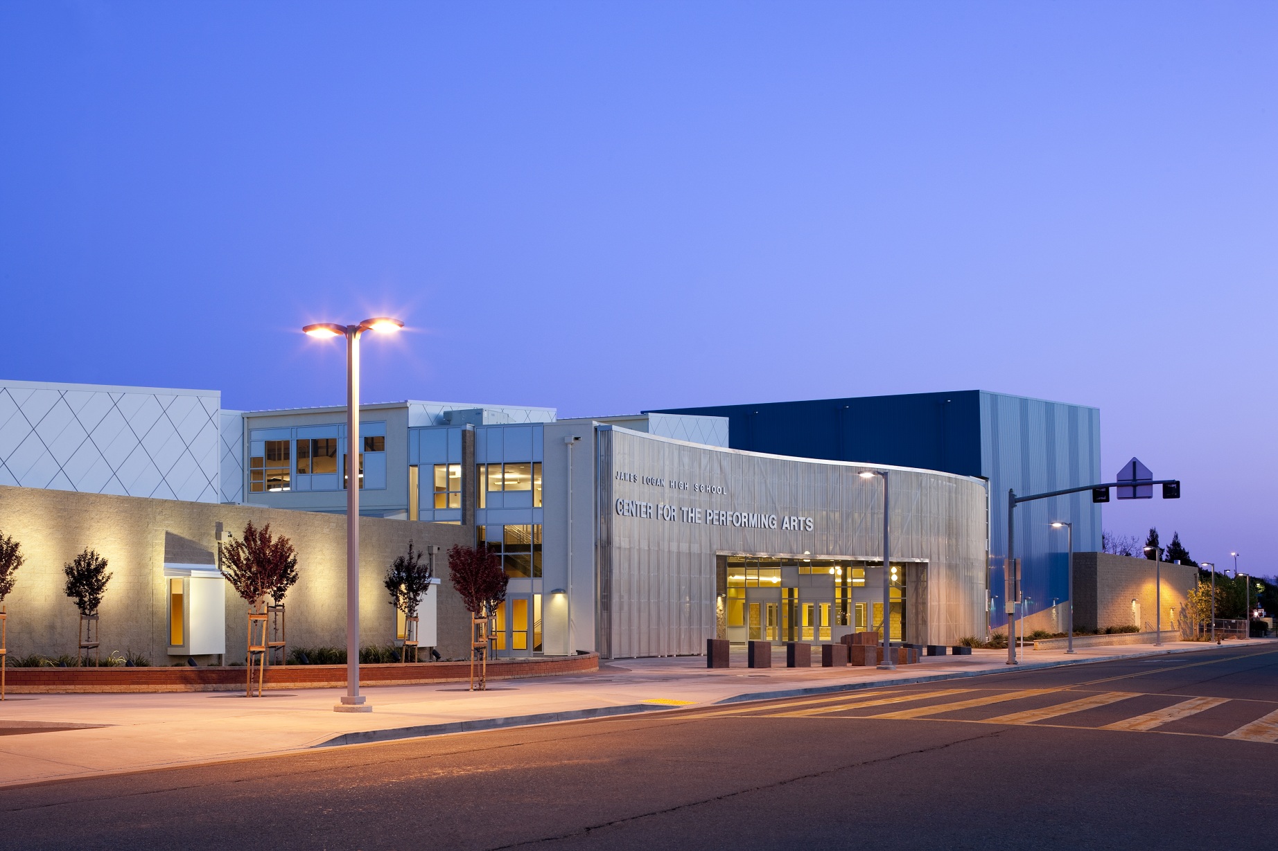 James Logan High School Center for the Performing Arts Architizer