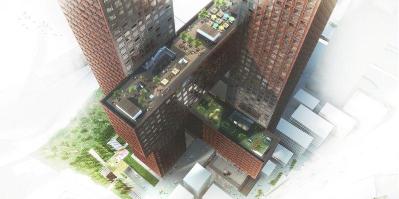 Cross Towers Architizer