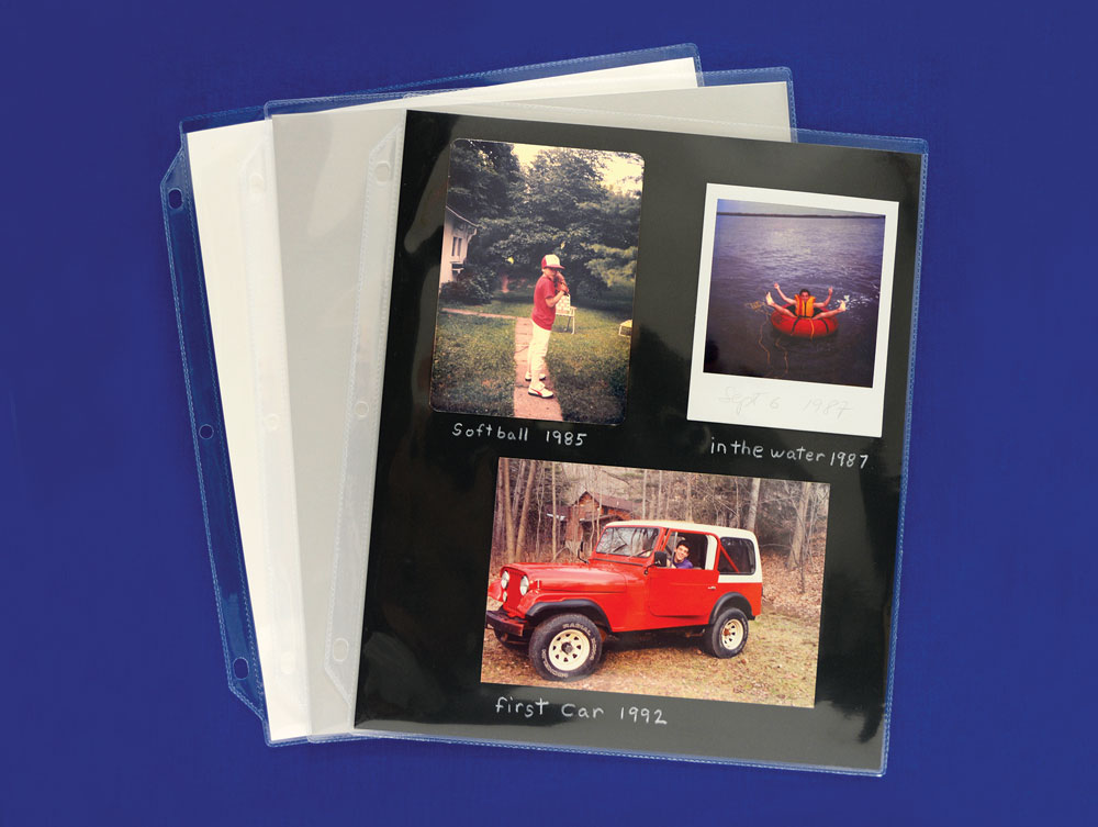 Photo Archival Supplies Archival Methods AcidFree Pocket Pages