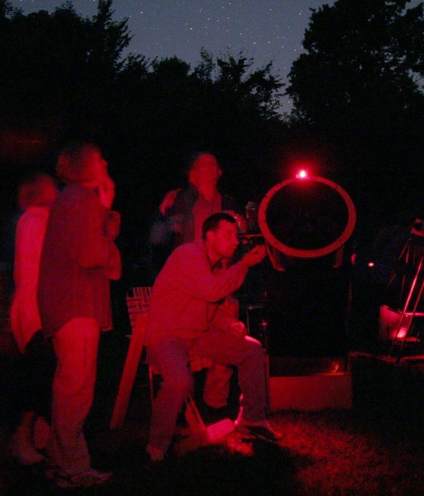 Why do astronomers use red flashlights?