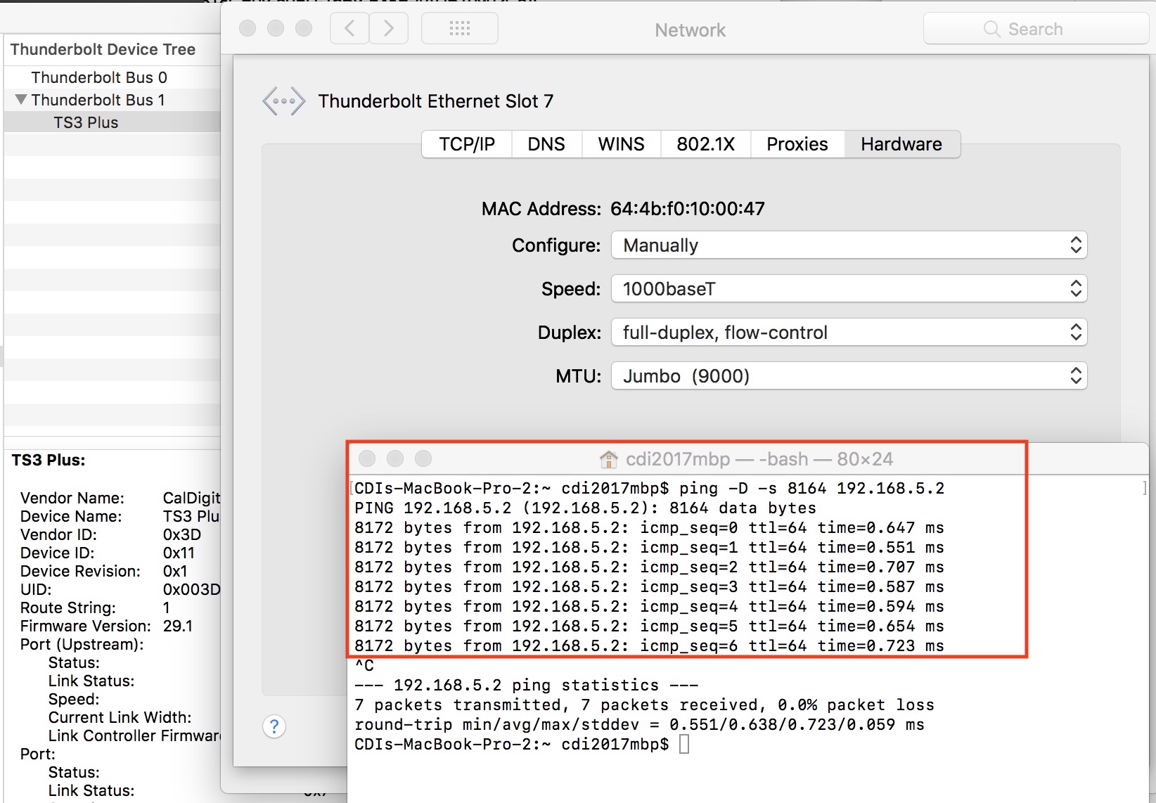 To enable Jumbo Frames in Windows