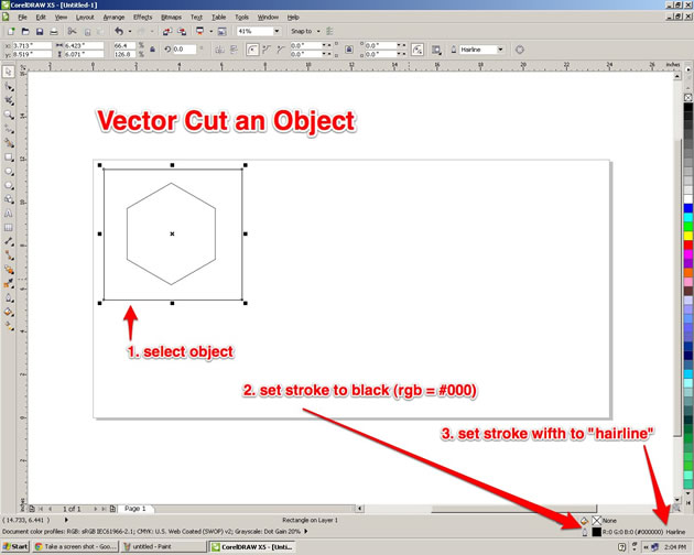 Corel Draw and the Laser Cutter