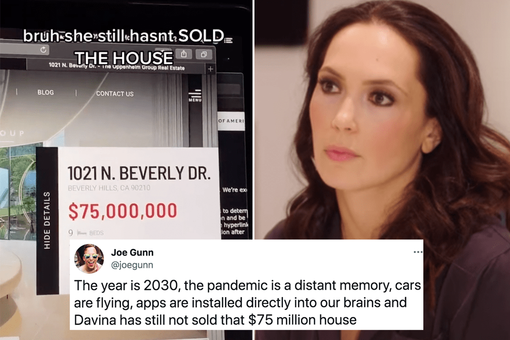 Davina From ''Selling Sunset' Still Hasn't Sold The 75 Million Property