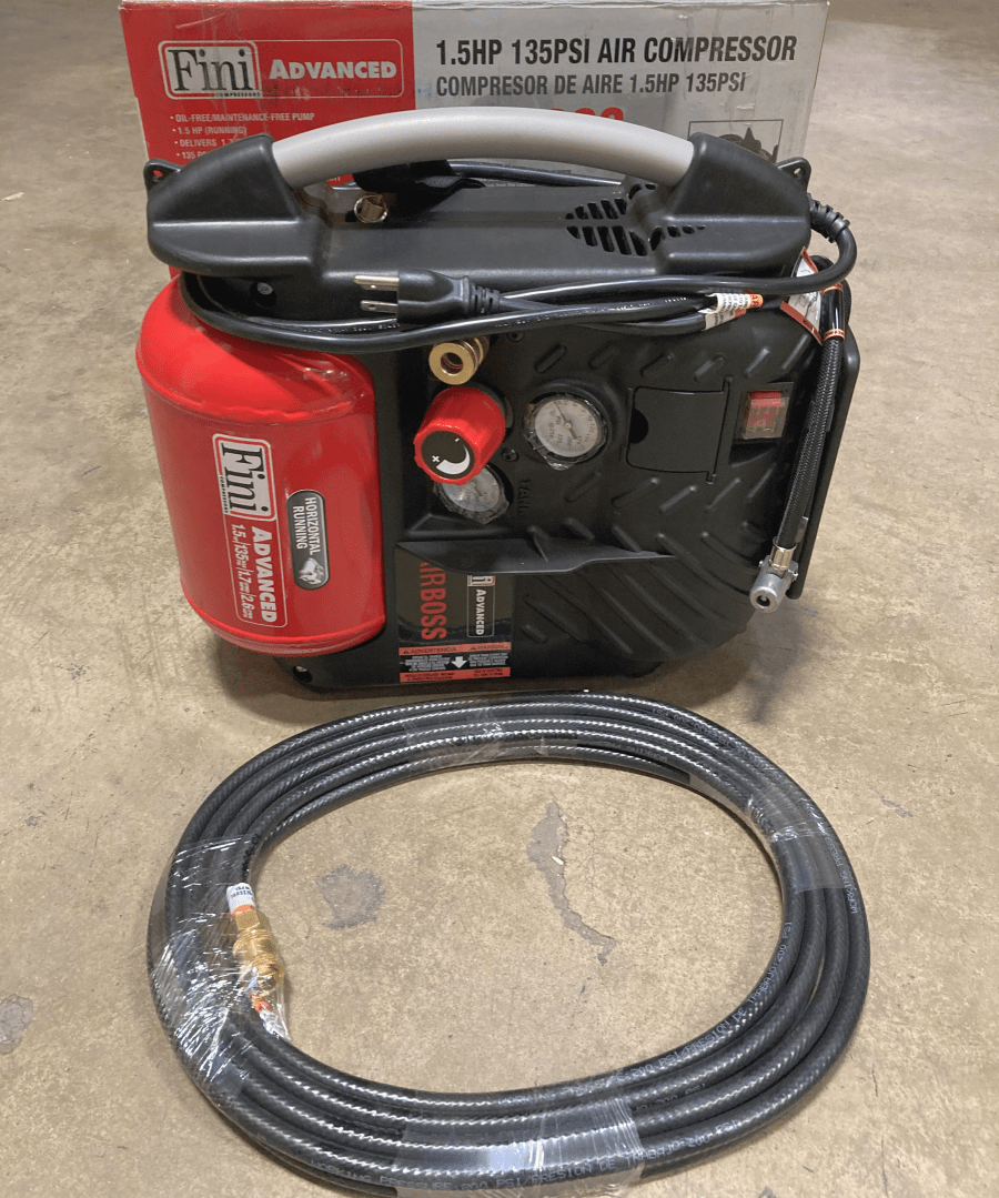 Fini ABOL195 NEW Fini ABOL195 Air Boss 1.2 Gal OilFree Hand Carry Air