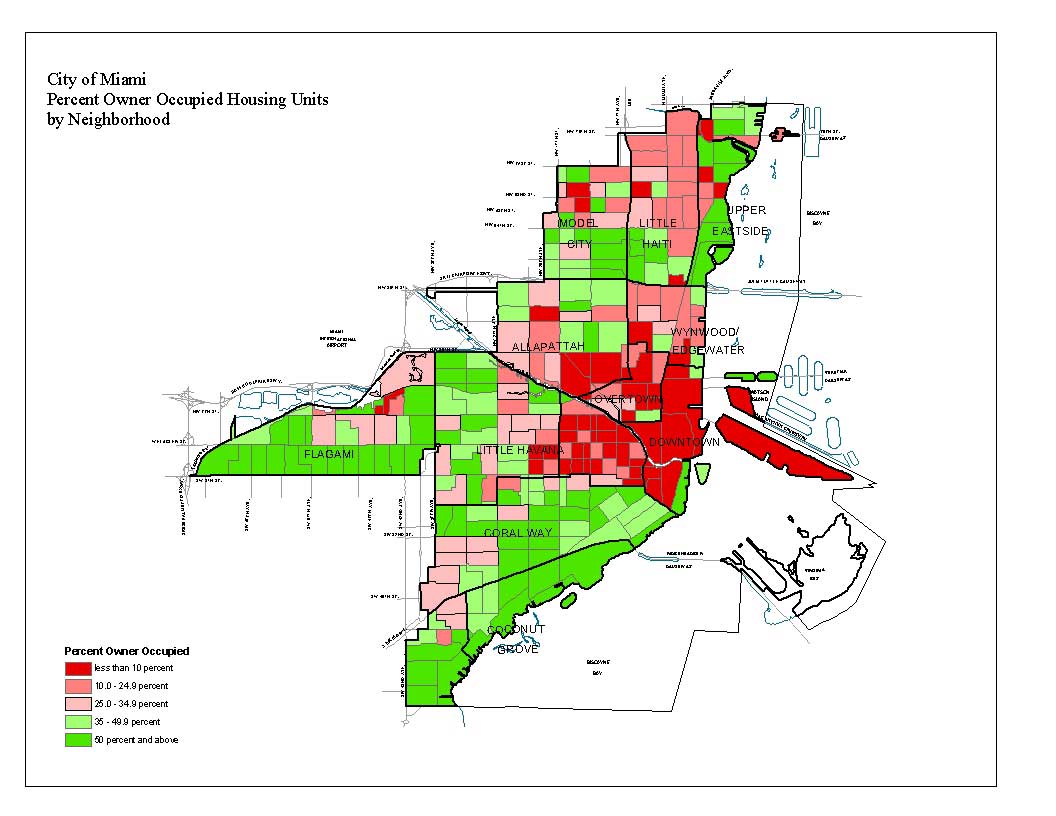 Miami 21 Zoning Map