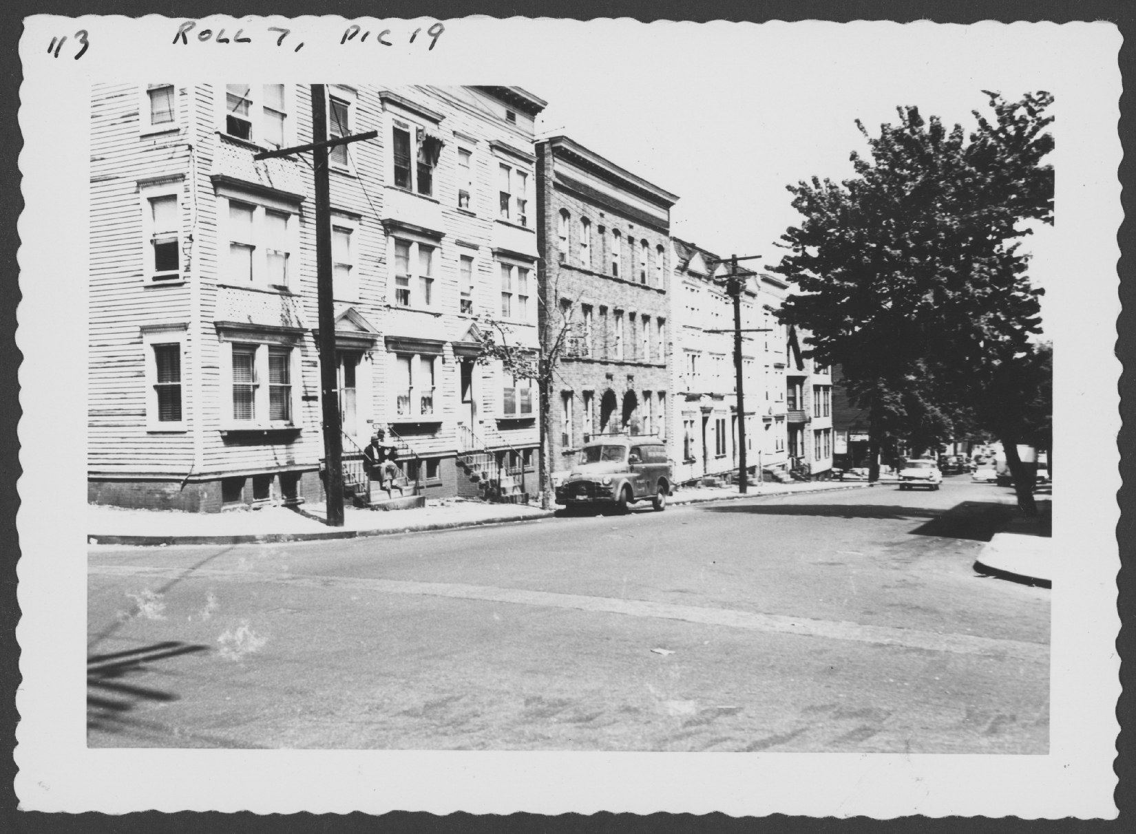 N side Rose St looking E from SW cor Avon Place Berg, Samuel, Dr., c