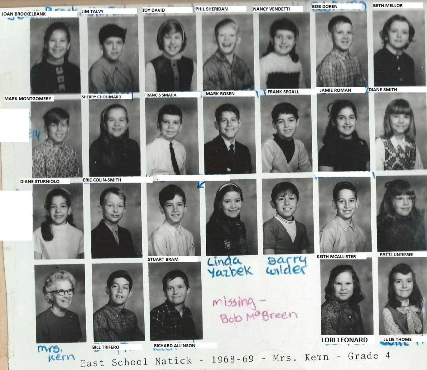 EAST NATICK ELEMENTARY CLASSPICS UPDATED CLASSES OF EAST NATICK ELEM