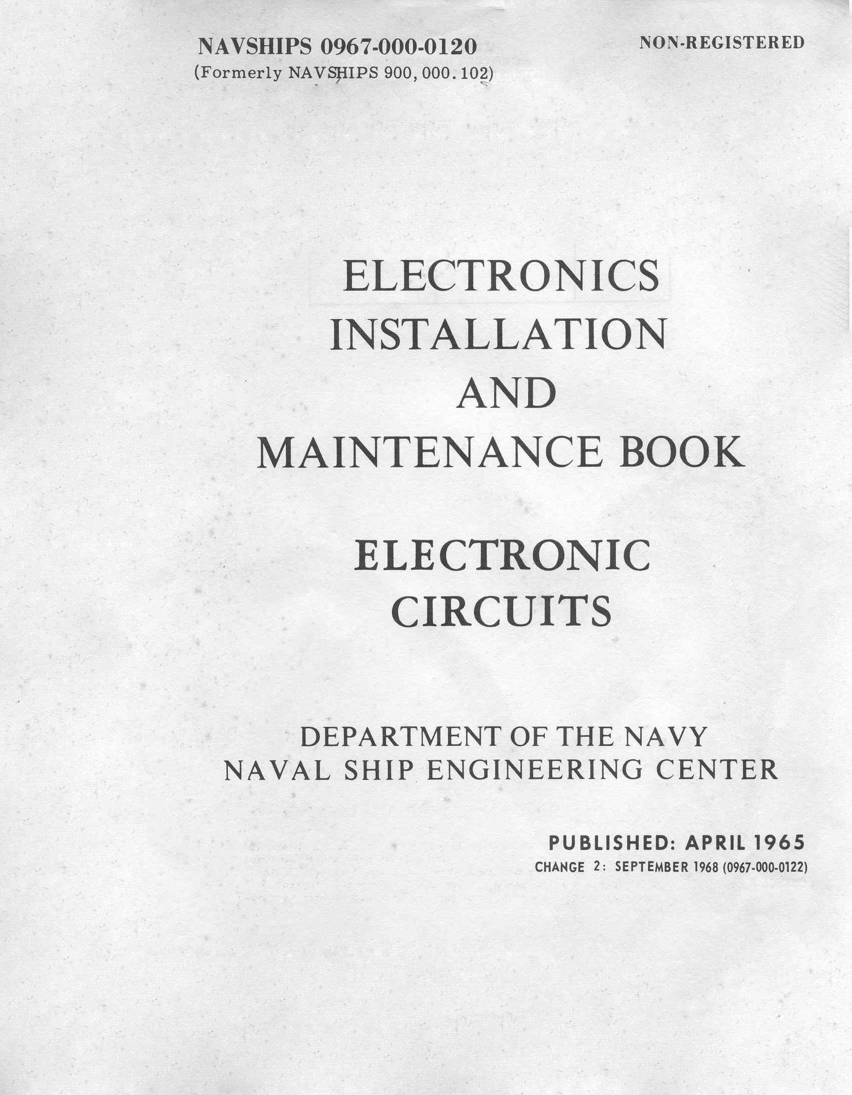 Electronics Installation And Maintenance Book Department of the Navy