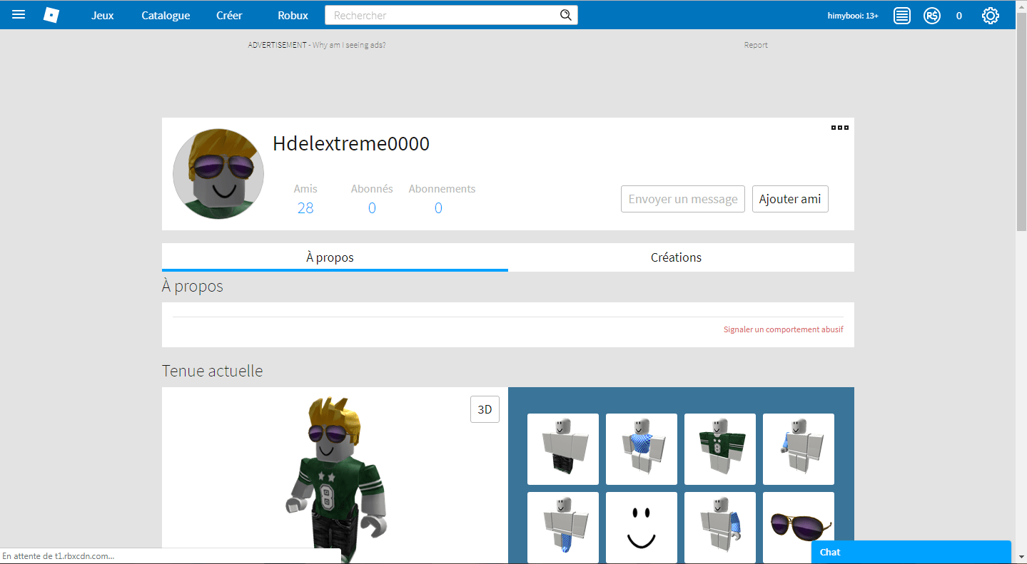 my old Roblox game profil HX3 Free Download, Borrow, and Streaming
