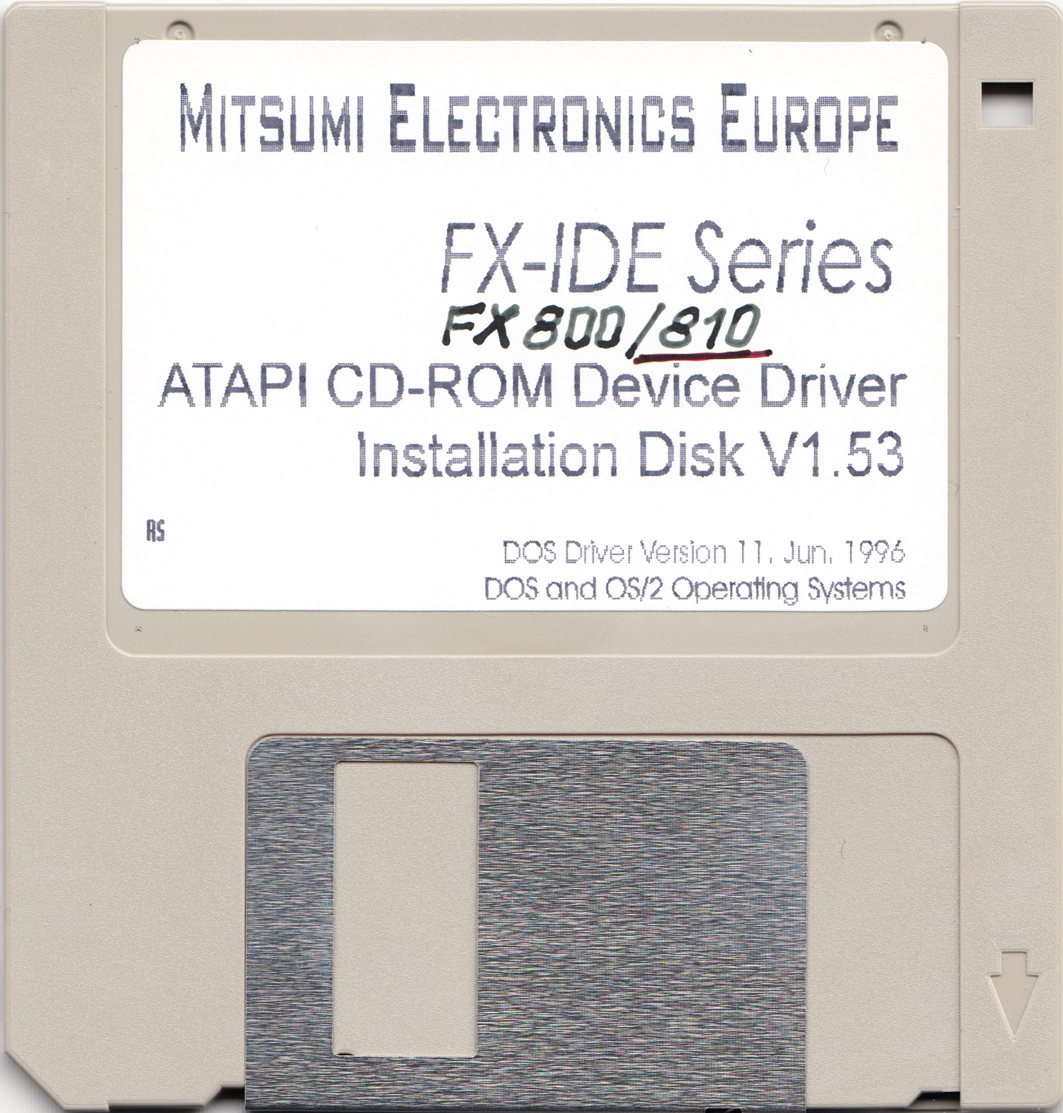 Mitsumi FXIDE ATAPI CDROM Device Driver v1.53 Mitsumi Free