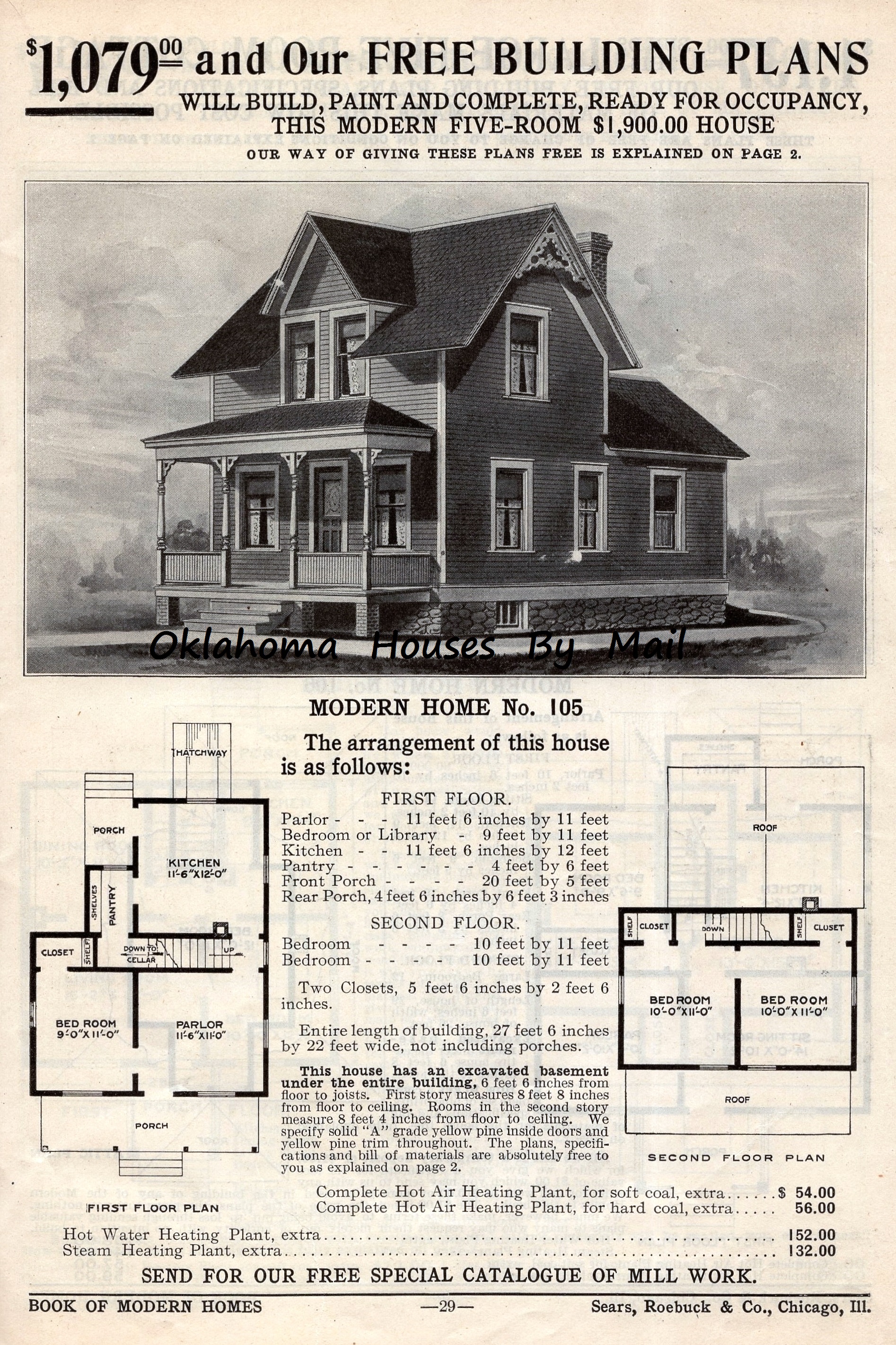 Sears Modern Homes 1908, 4th Edition Sears, Roebuck &amp; Co Free