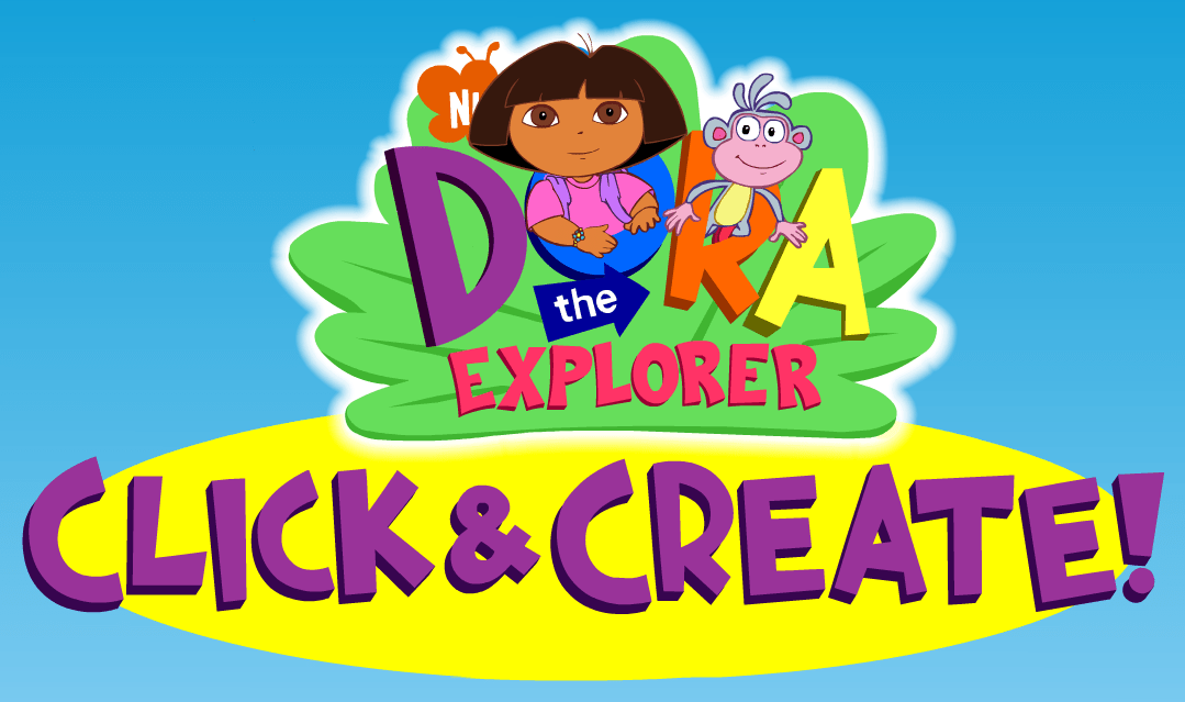 Dora the Explorer Click & Create! CDROM Series GE