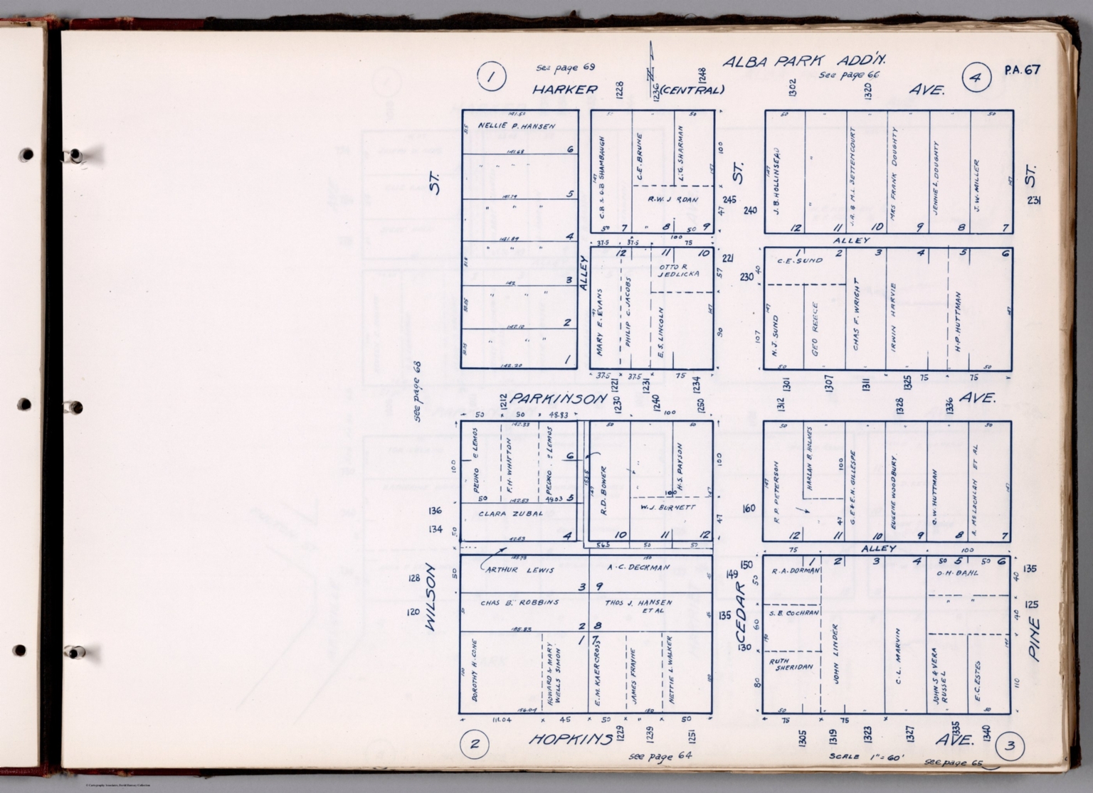 Thomas Bros. new block book of Palo Alto and vicinity. Compiled & published by Thomas Bros Map