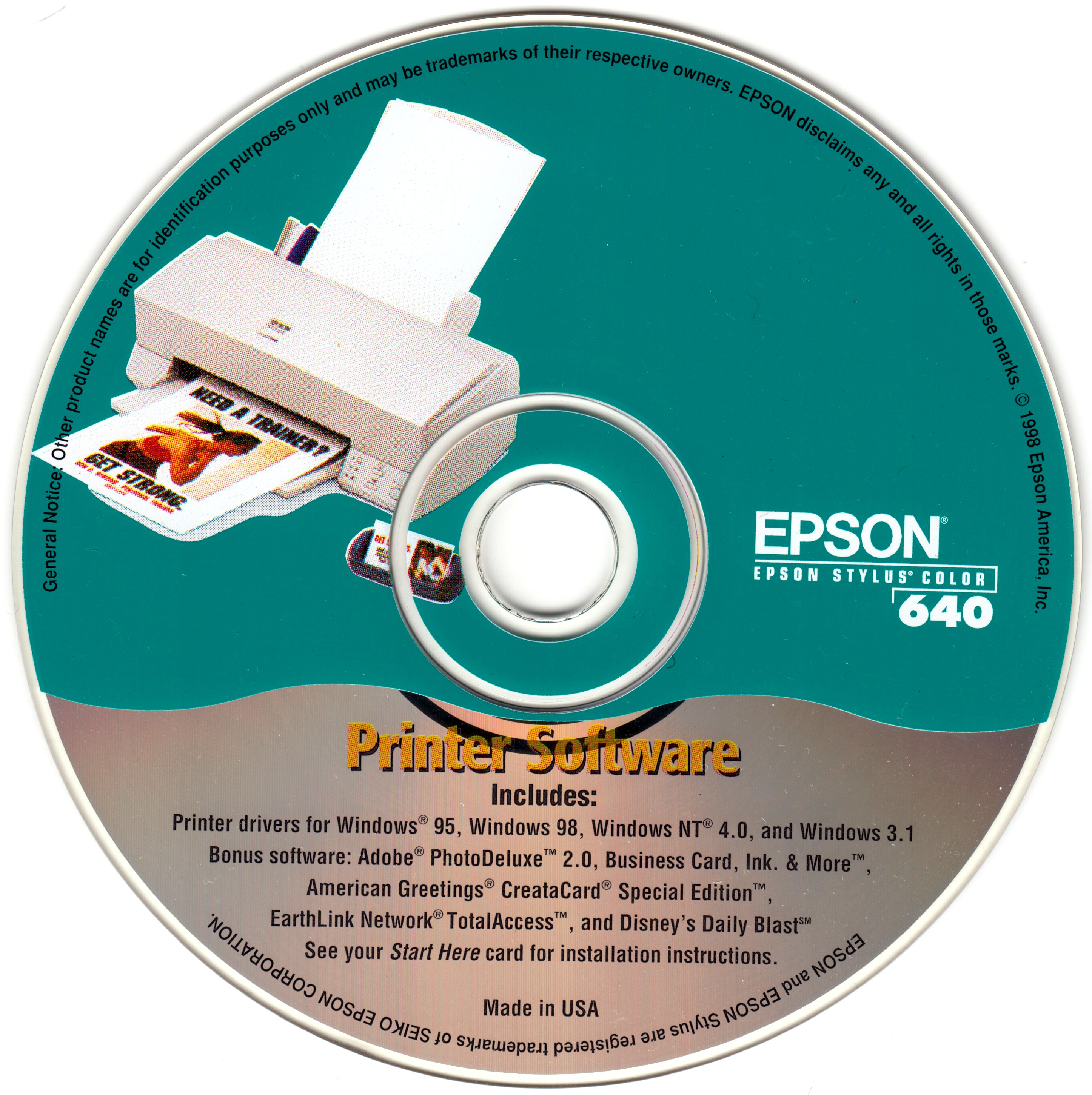 Epson Stylus Color 640 Printer Software Epson Free Download, Borrow