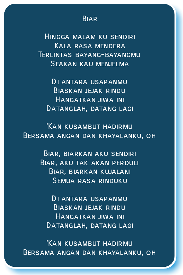 Lirik Lagu Jujurlah Sayang Aku Tak Mengapa