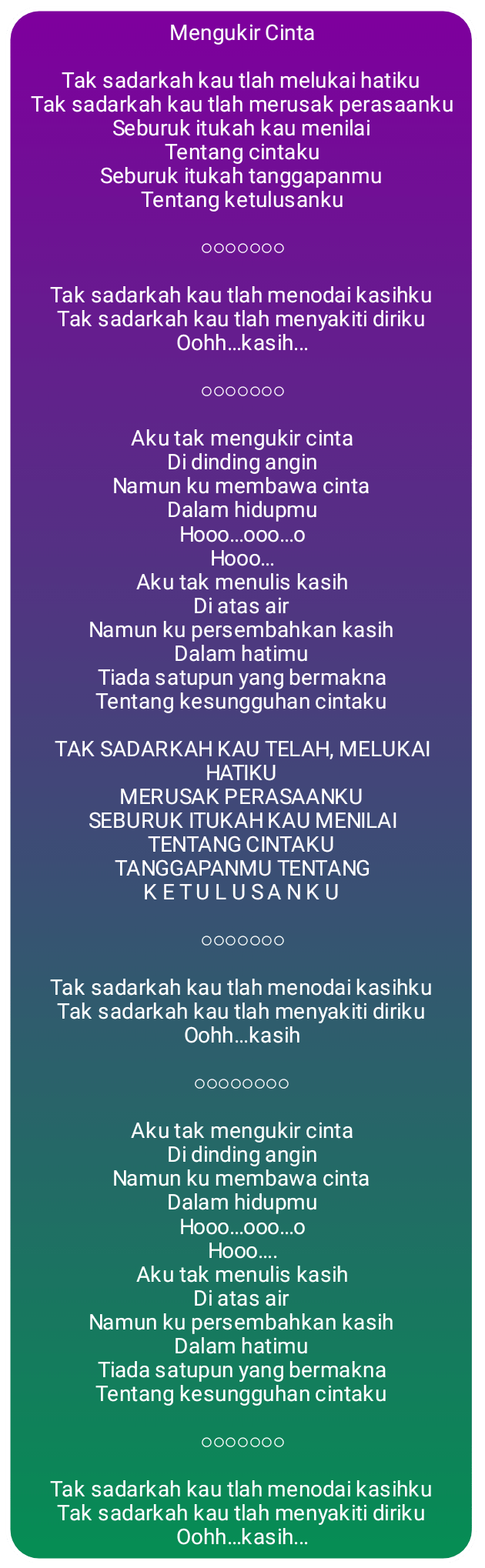 Download Lagu Aku Tak Mudah Mencintai Cover Guru dan Siswa