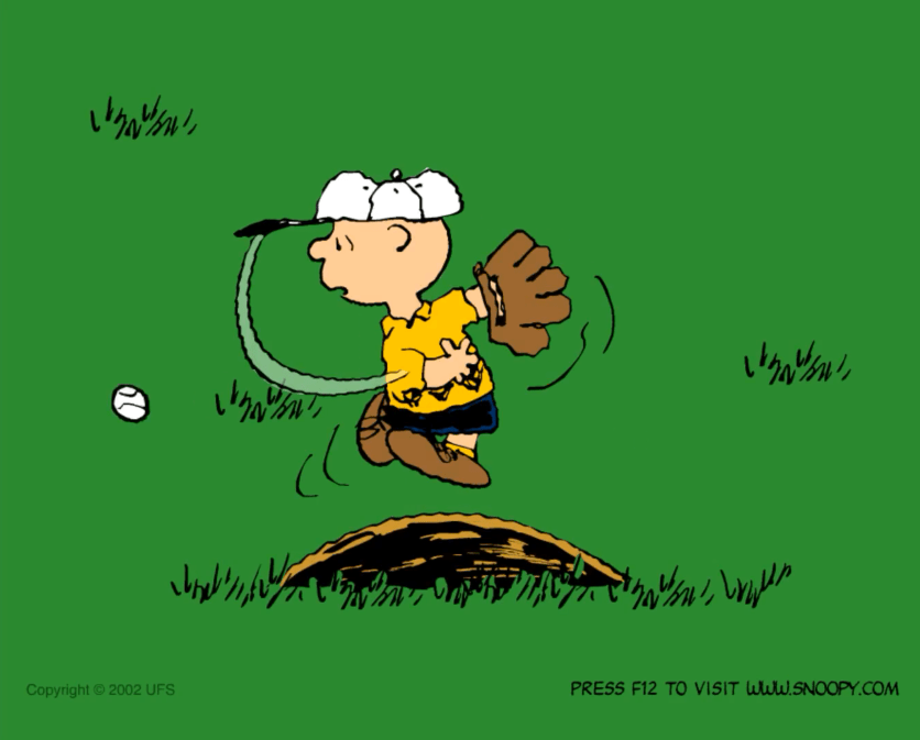 Peanuts Baseball Screensaver Charles M. Schulz Free Download