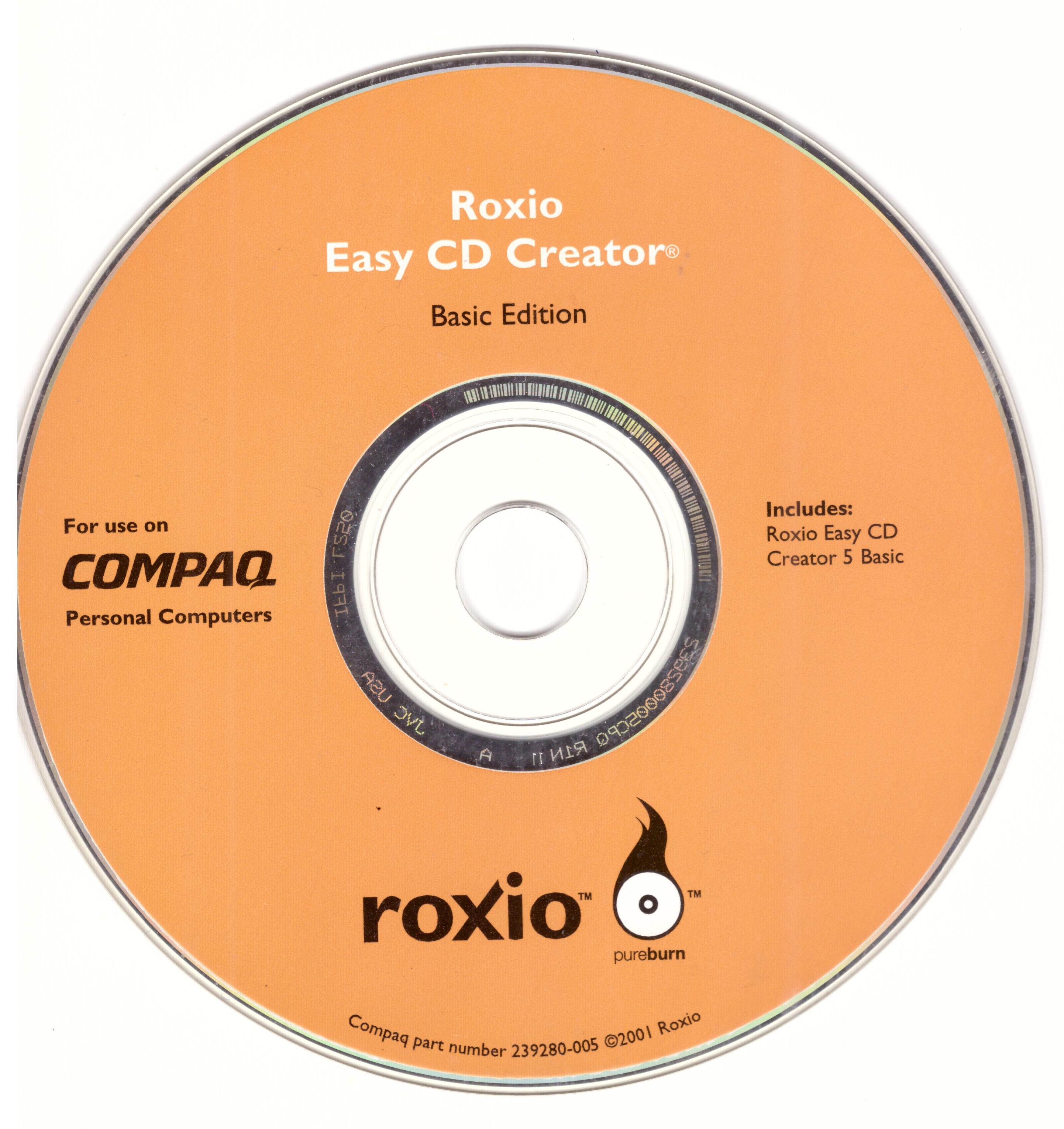 Roxio Easy CD Creator Basic 5 Roxio, Free Download, Borrow, and