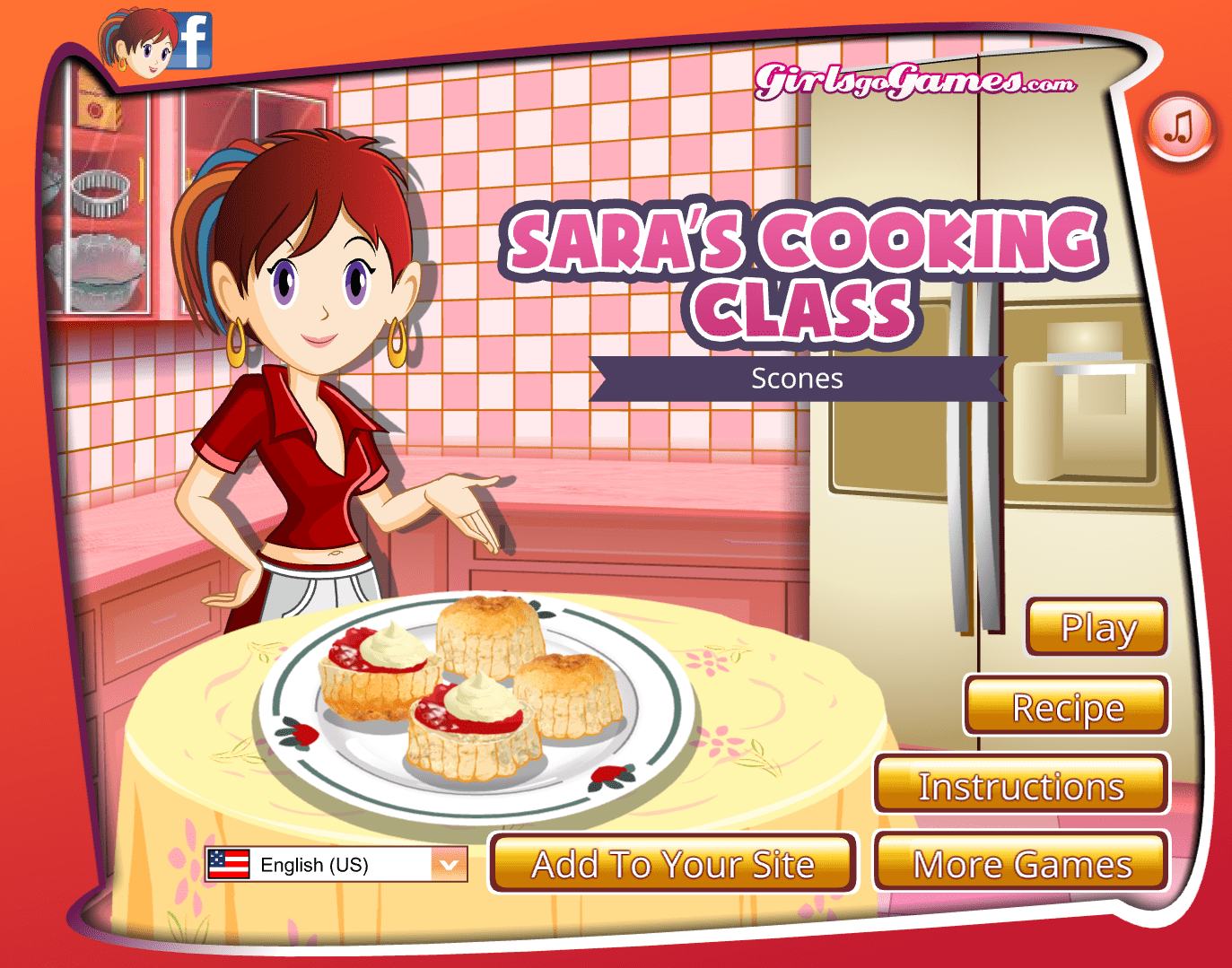 Sara's Cooking Class Scones GirlsGoGames Free Download, Borrow