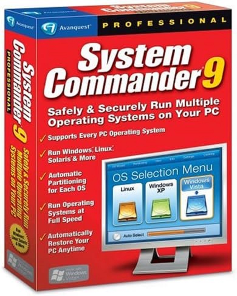 System Commander 9.0 + 9.04 Update Avanquest Free Download, Borrow