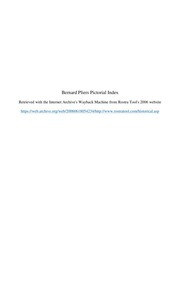 Bernard Pliers Pictorial Index : William Schollhorn Co. : Free Download