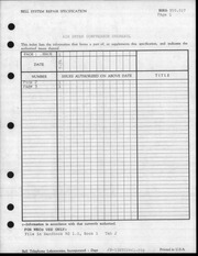 Air Dryer Compressor Overhaul : Bell Telephone Laboratories
