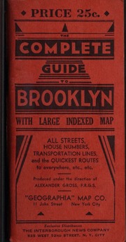 The complete guide to Brooklyn : Free Download, Borrow, and Streaming