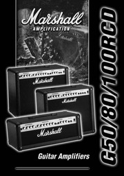 Manual: G100RCD OM MARSHALL EN : Free Download, Borrow, and Streaming