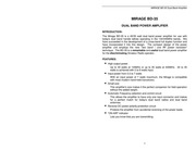 Mirage BD-35 Manual : Free Download, Borrow, and Streaming : Internet