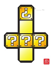 Printable: Super Mario™ ? Block : Nintendo : Free Download, Borrow, and