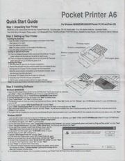 SiPix Pocket Printer A6 Quick Start Guide : SiPix : Free Download