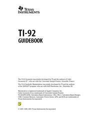 ti92 calculator manual : Free Download, Borrow, and Streaming