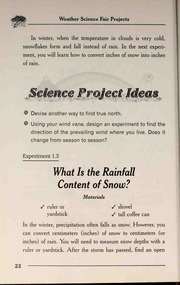 Weather Science Fair Projects: Using Sunlight, Rainbows, Ice Cubes, And