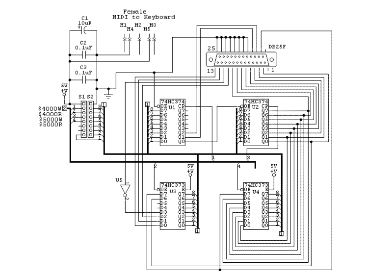 QuickCam Interface plus PCParallel Port on a 68HC11