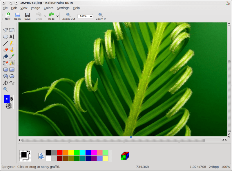 KolourPaint More than a Microsoft Paint clone The source