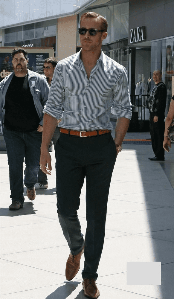 How To Wear Brown Shoes With Black Pants