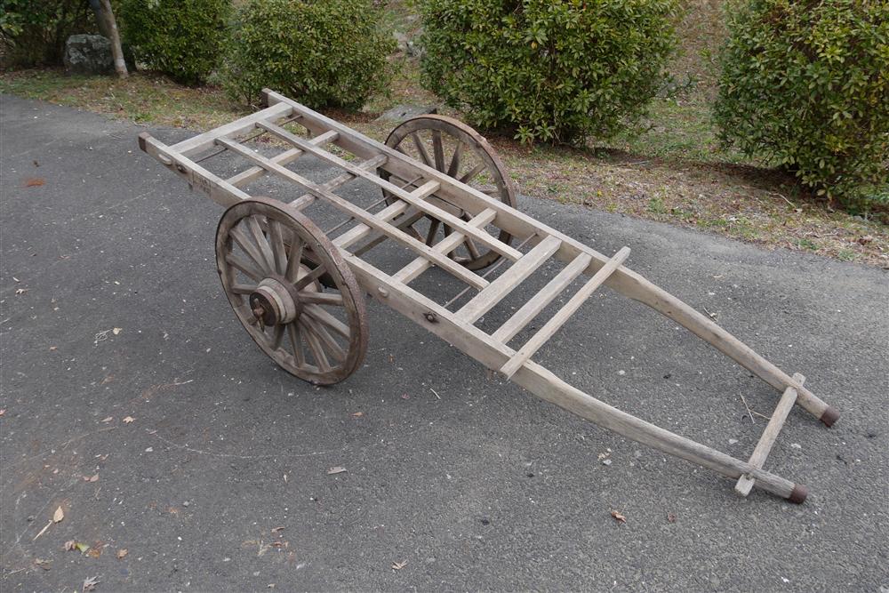 亀山市史民俗 交通・交易 君津市 相川資料館 収蔵品 9258 大八車 (だいはちぐるま)