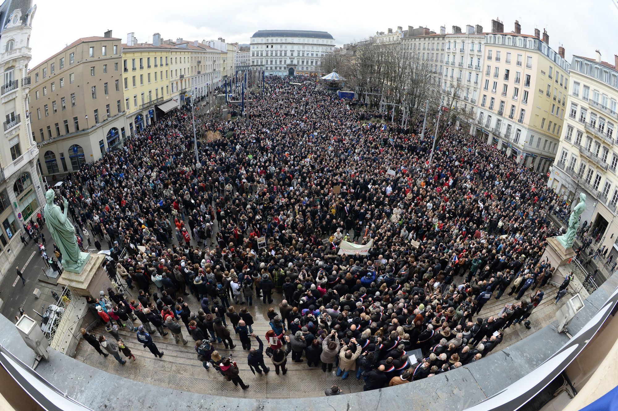 Marche blanche du 11 janvier 2015 à SaintÉtienne